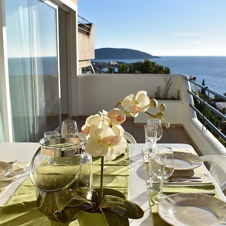El Mar, 2 Bdr Seaview Apartment, 7 Min From Beach Lagoníszi Kültér fotó