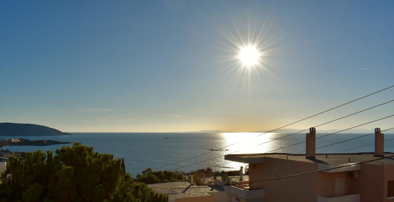 El Mar, 2 Bdr Seaview Apartment, 7 Min From Beach Lagoníszi Kültér fotó