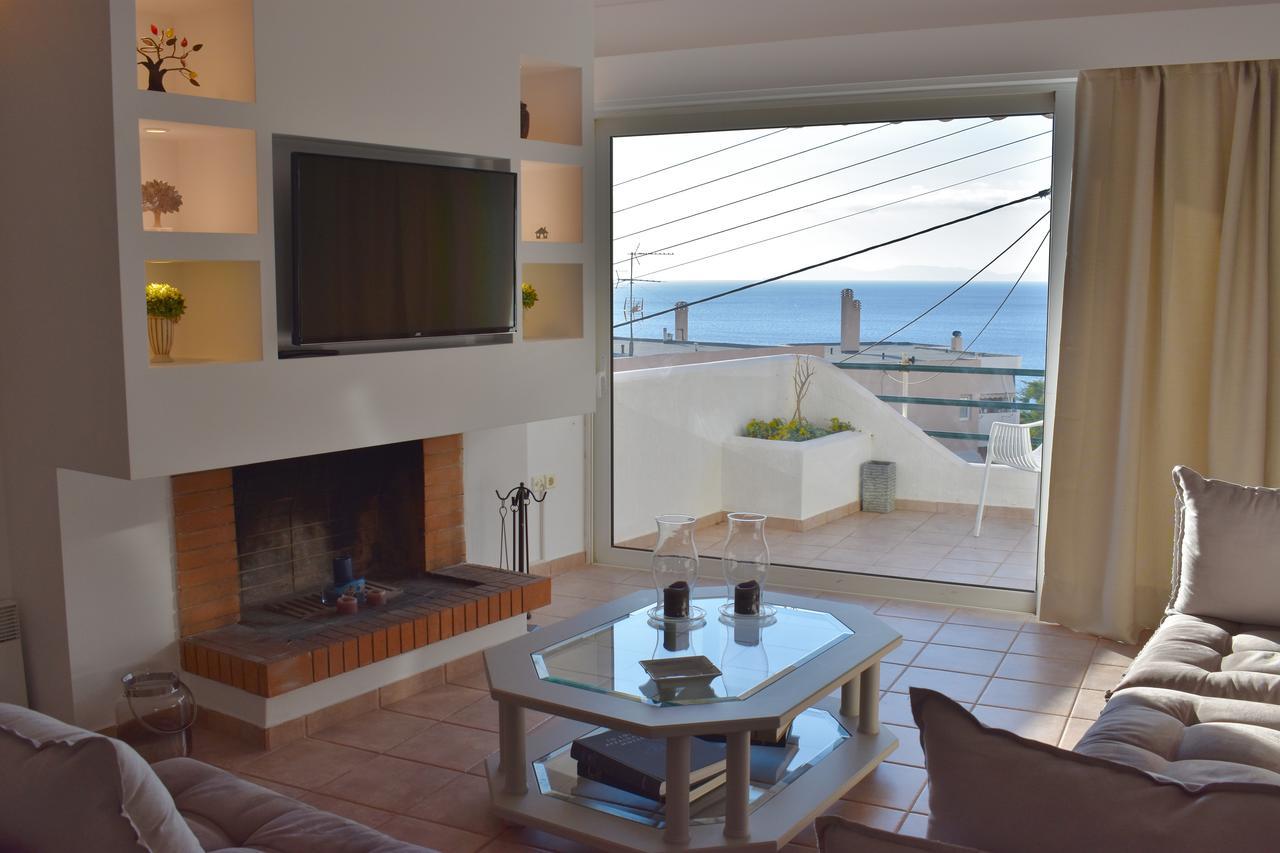 El Mar, 2 Bdr Seaview Apartment, 7 Min From Beach Lagoníszi Kültér fotó
