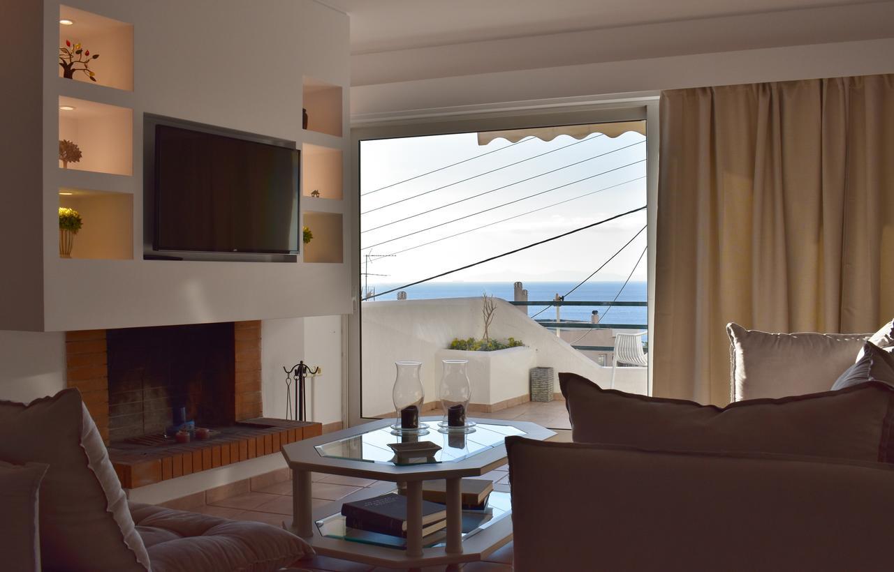 El Mar, 2 Bdr Seaview Apartment, 7 Min From Beach Lagoníszi Kültér fotó